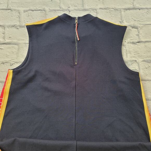 Tommy Jeans Navy Rainbow Trim Dress size Medium - Picture 11 of 12